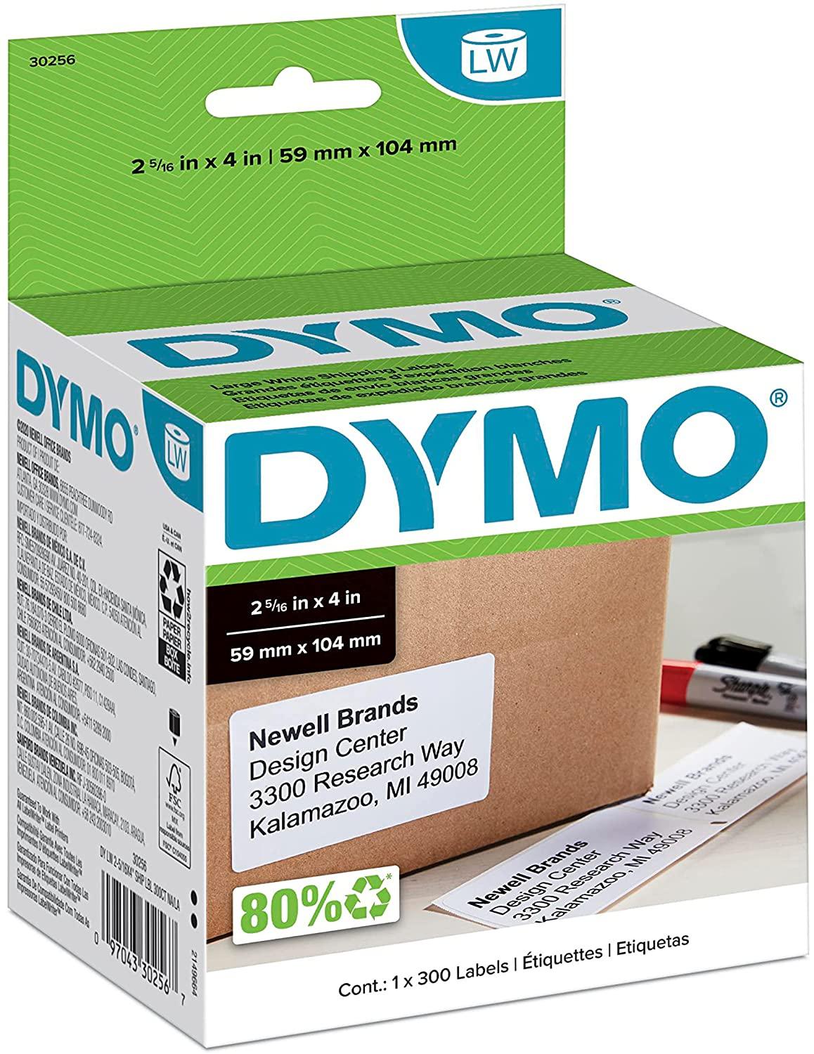 100 Rolls Postage Labels Compatible w/ DYMO® LabelWriters® 30256 EL40 315 SE250 